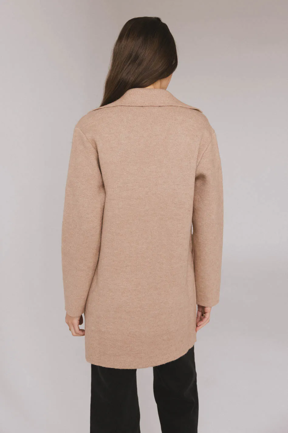 Micha Knitted Cardigan in Mocha - FINAL SALE sold by bohme product image thumbnail 5