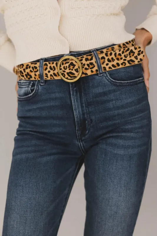 Caraline Leopard Belt sold by bohme