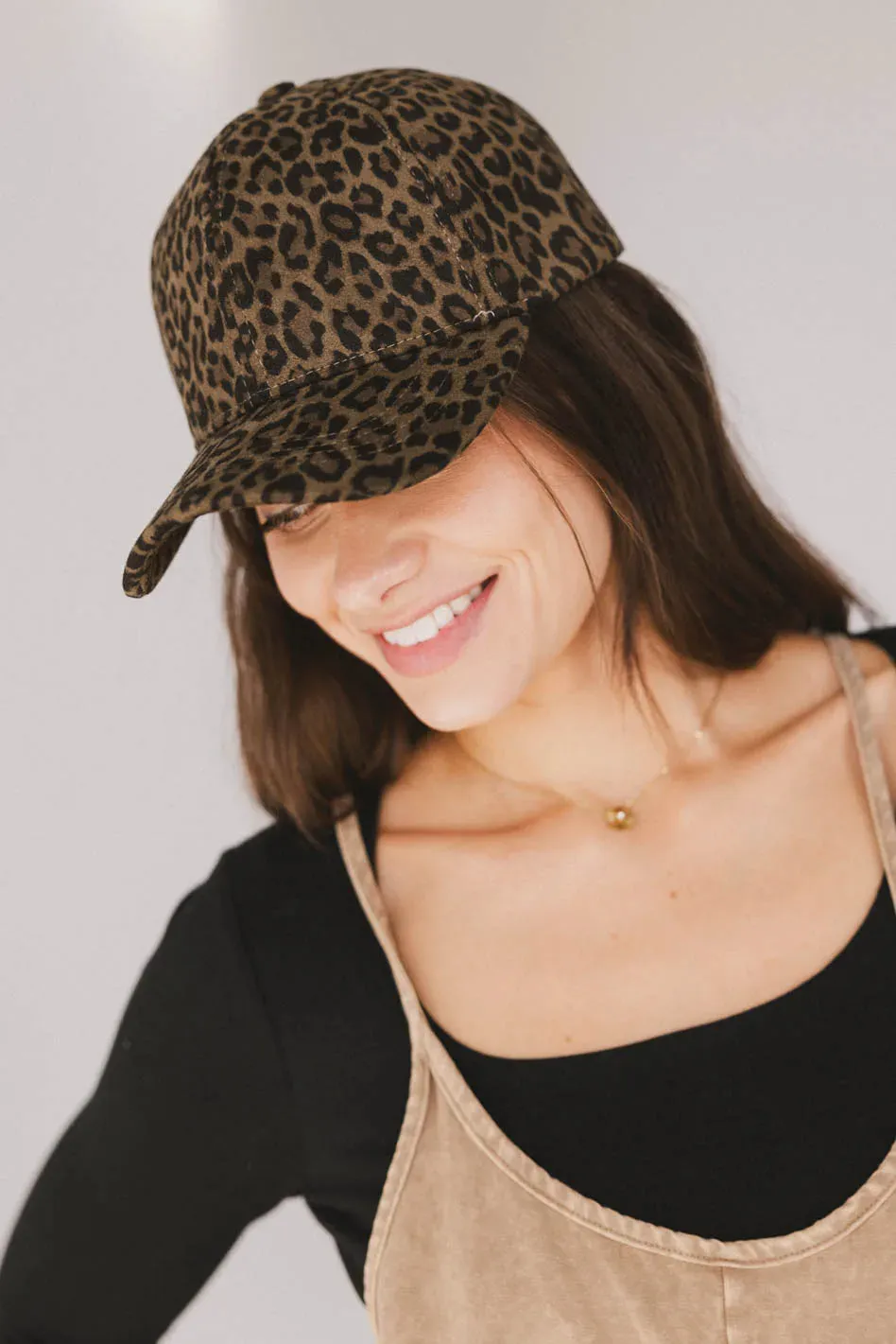 Reynolds Leopard Print Baseball Cap sold by bohme