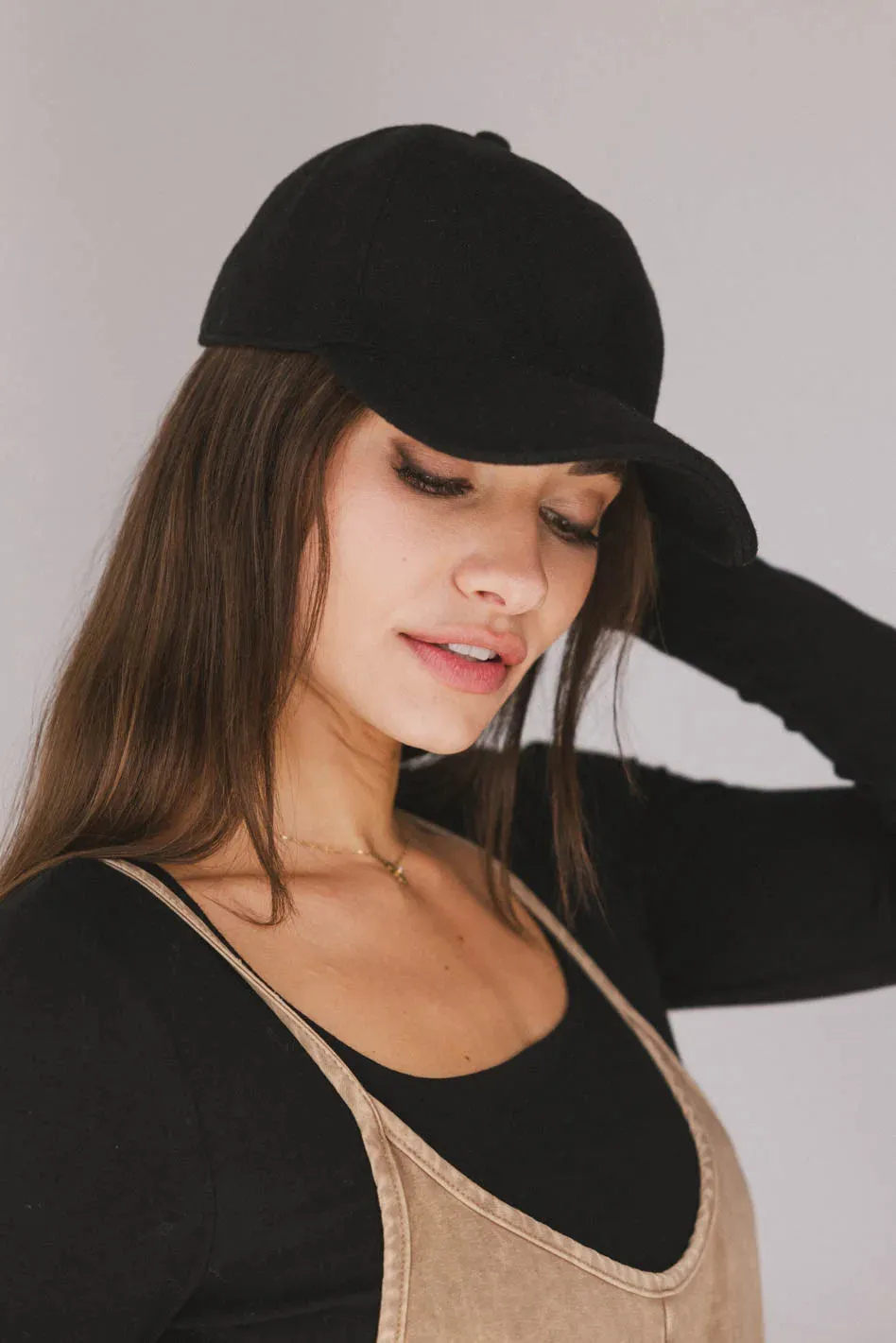 Basic Baseball Cap in Black - FINAL SALE sold by bohme product image thumbnail 3