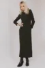 Lynette Ribbed Maxi Dress in Charcoal - FINAL SALE sold by bohme