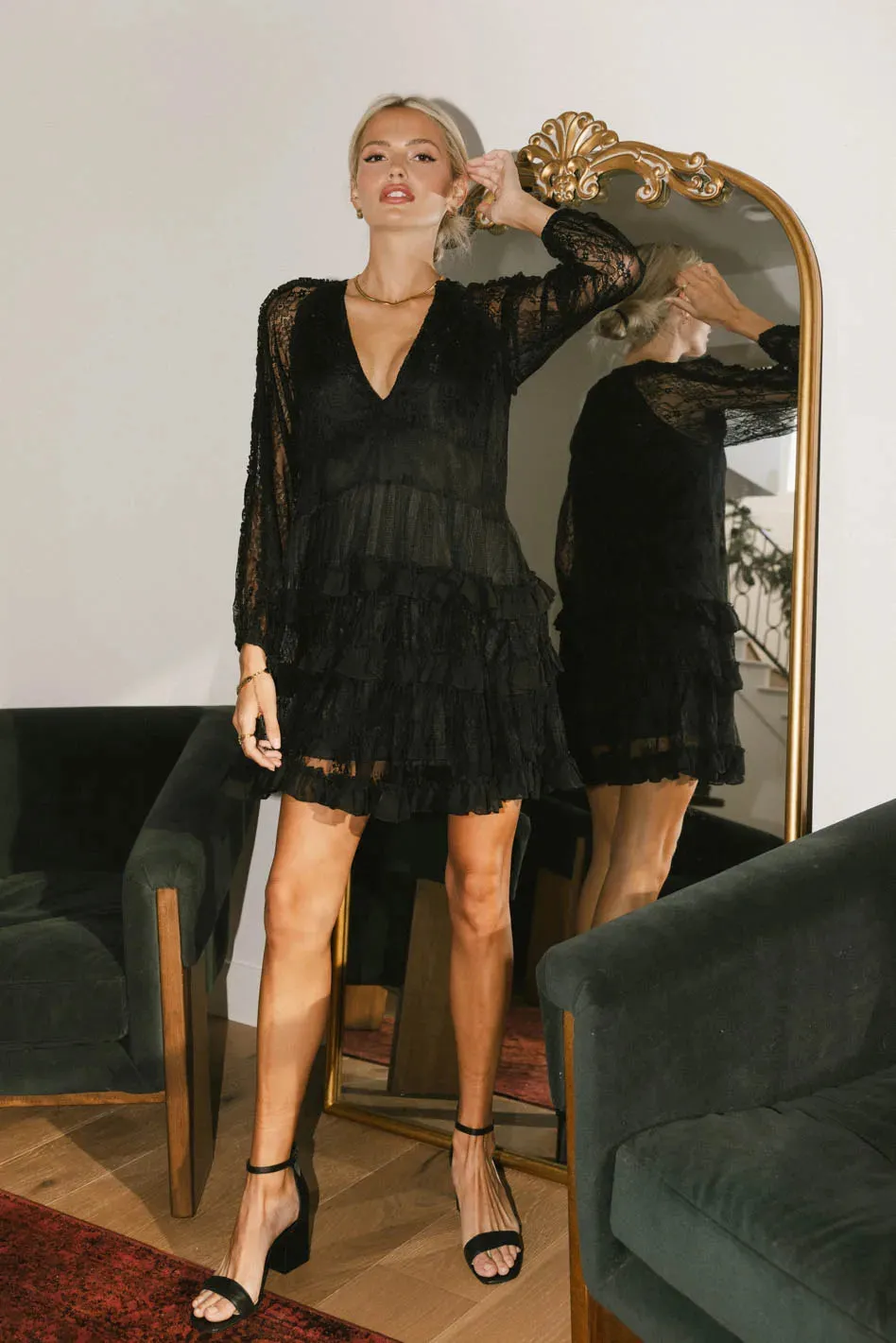 Andee Lace Mini Dress - FINAL SALE sold by bohme product image thumbnail 4