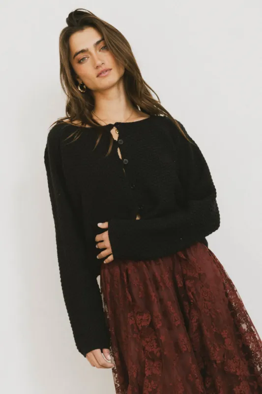 Cabbet Cardigan in Black - FINAL SALE sold by bohme