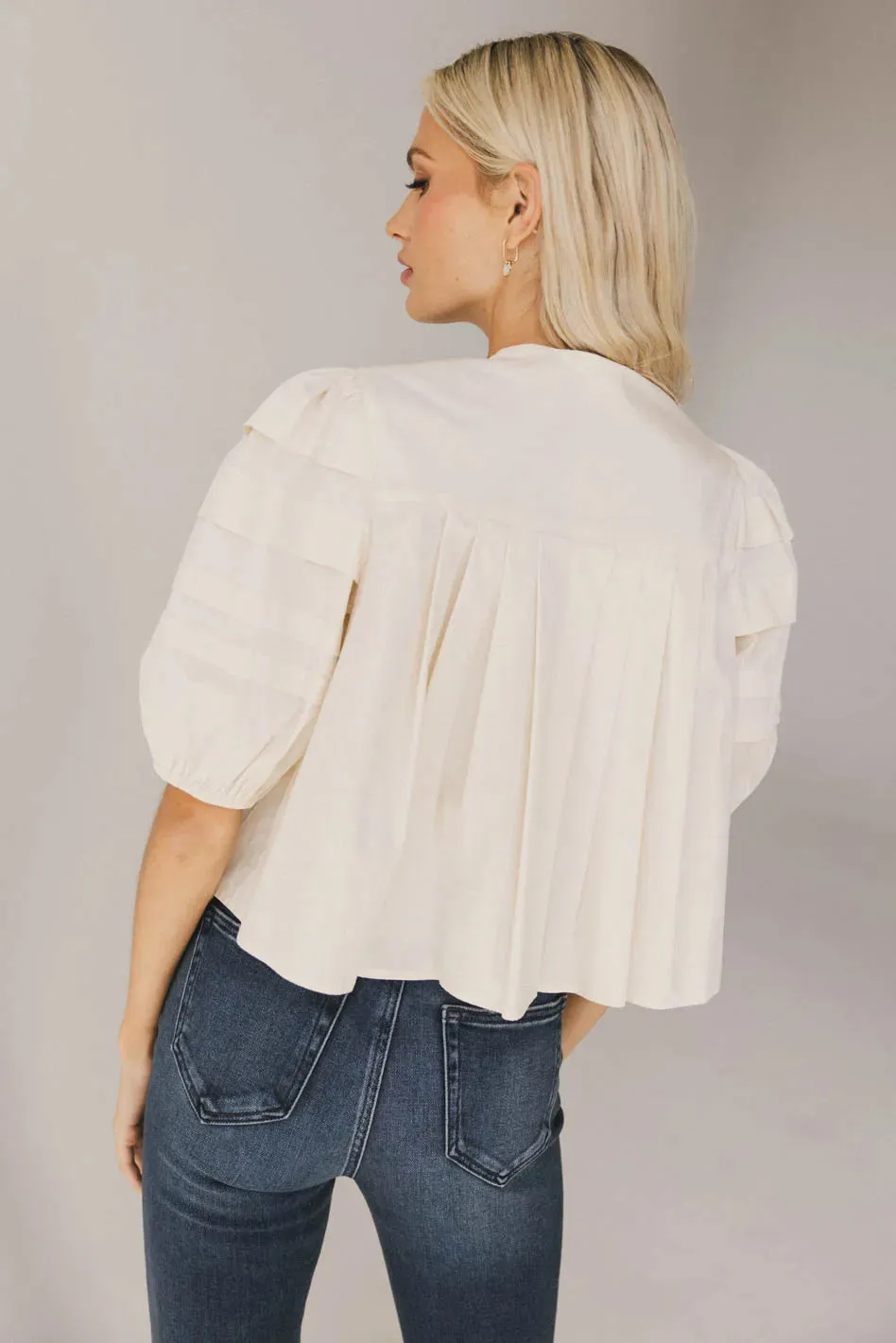 Ronan Pleated Blouse - FINAL SALE sold by bohme product image thumbnail 2