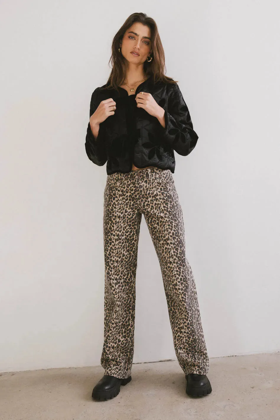 Shelly Quilted Jacket in Black - FINAL SALE sold by bohme product image thumbnail 3