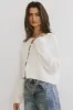 Cabbet Cardigan in Ivory sold by bohme