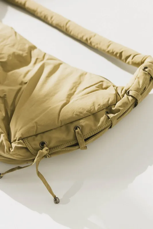 Luckie Puffer Bag in Sage sold by bohme