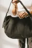 Toulouse Woven Tote in Black sold by bohme