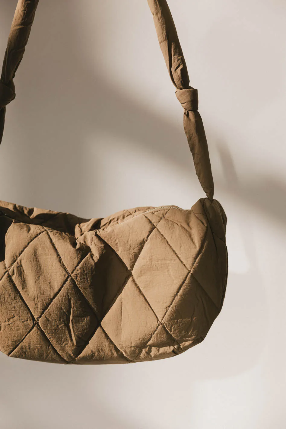 Whimsy Quilted Bag in Taupe sold by bohme product image thumbnail 4