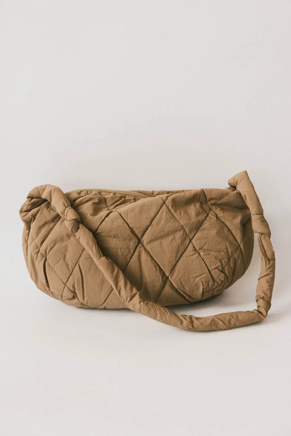 Whimsy Quilted Bag in Taupe sold by bohme product image thumbnail 5
