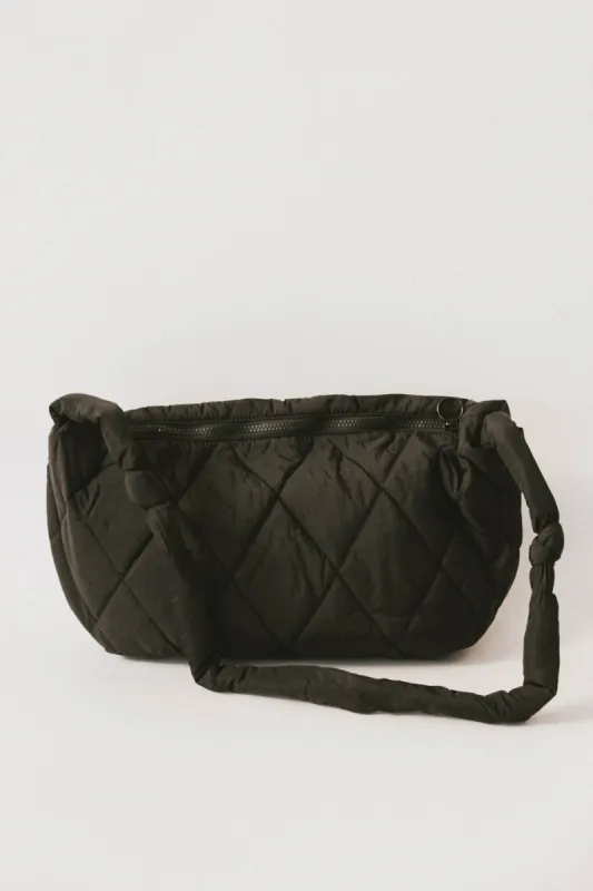 Whimsy Quilted Bag in Black sold by bohme