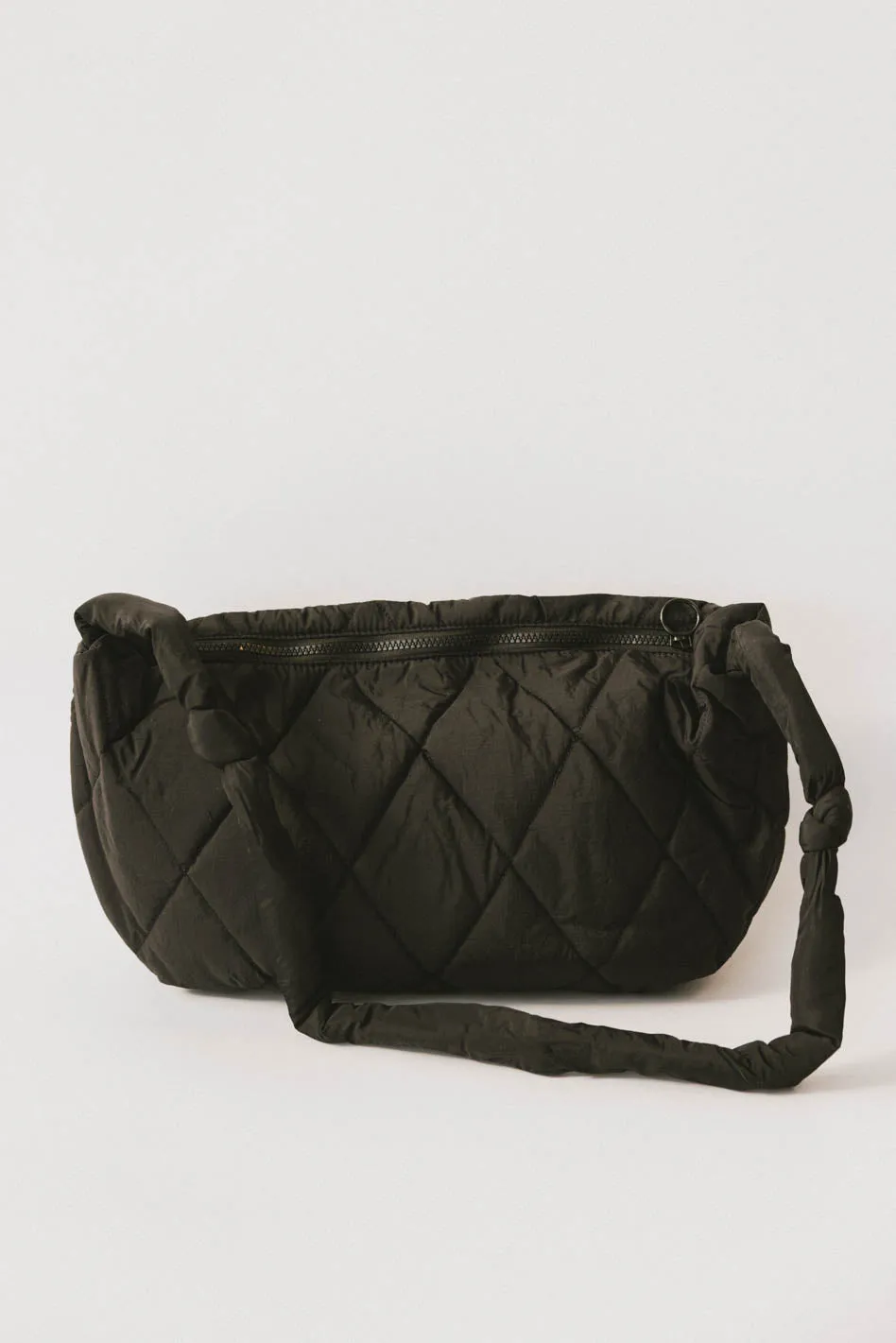 Whimsy Quilted Bag in Black sold by bohme