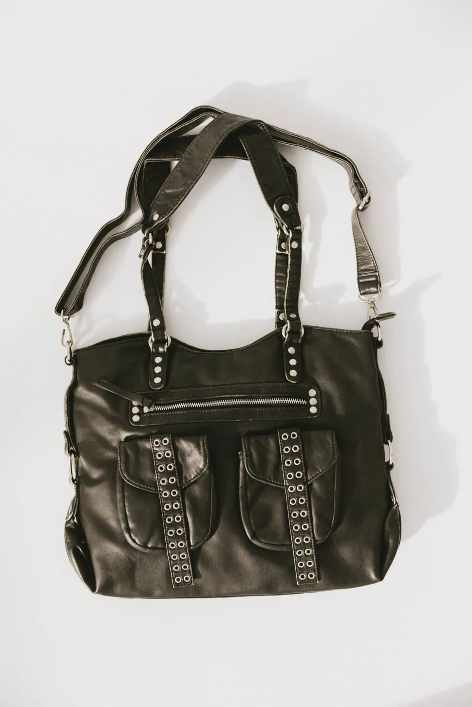 Lennox Studded Faux Leather Tote sold by bohme product image thumbnail 4