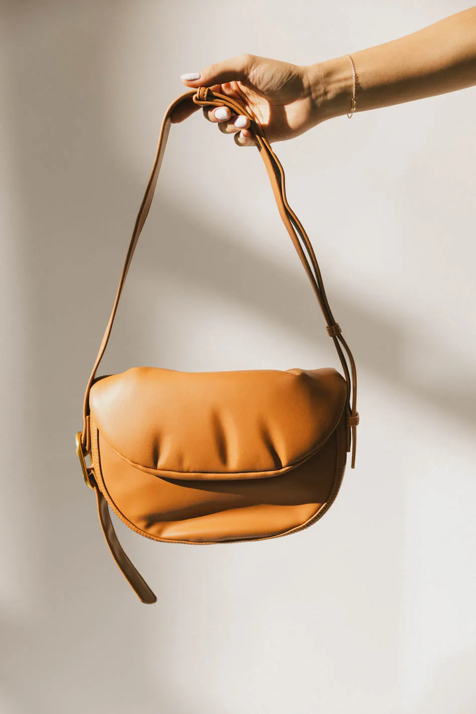 Rumble Vegan Leather Bag in Tan sold by bohme product image thumbnail 3