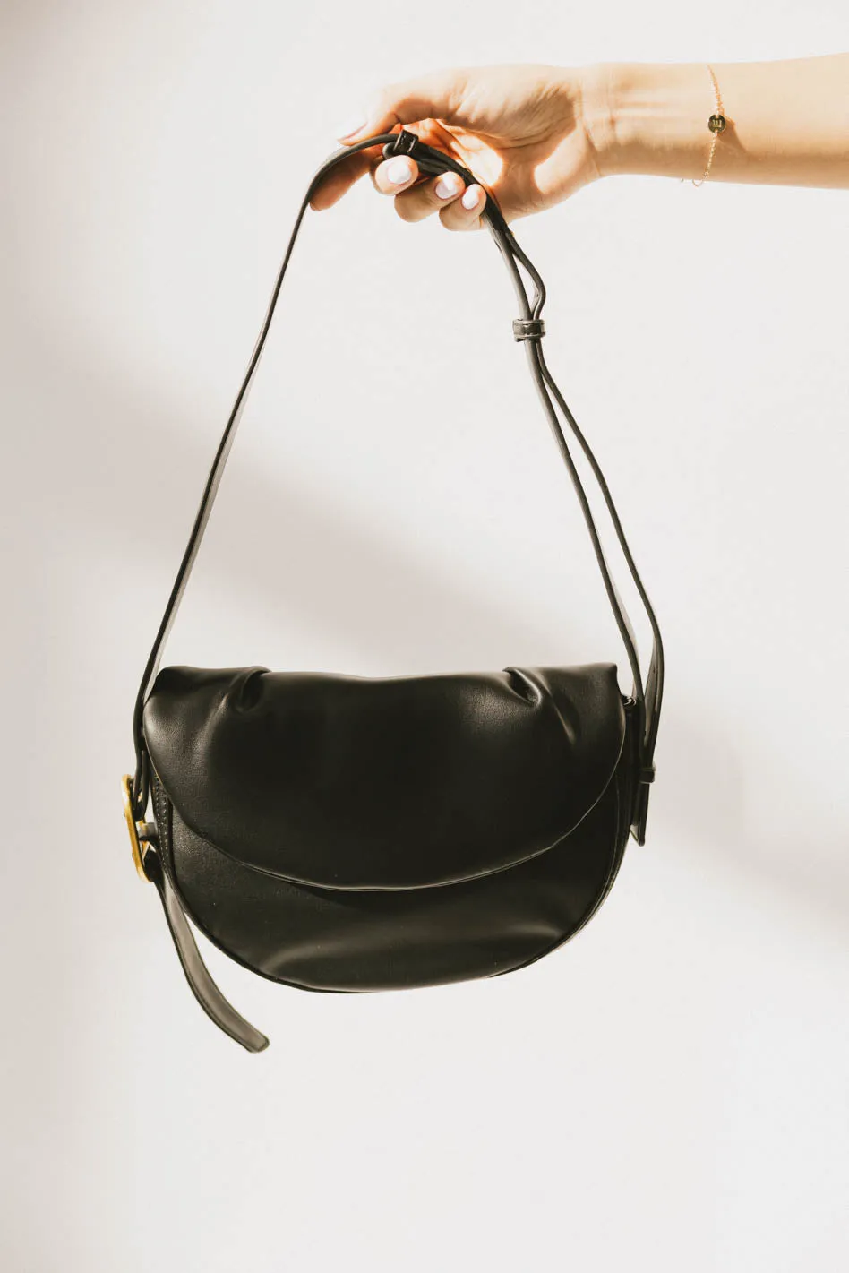 Rumble Vegan Leather Bag in Black sold by bohme