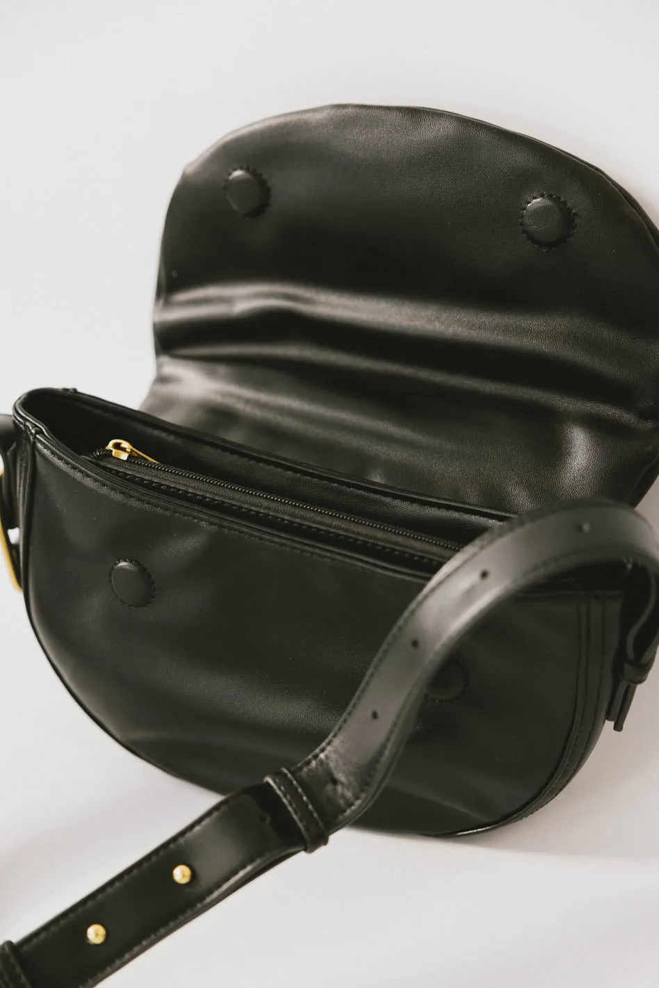Rumble Vegan Leather Bag in Black sold by bohme product image thumbnail 3
