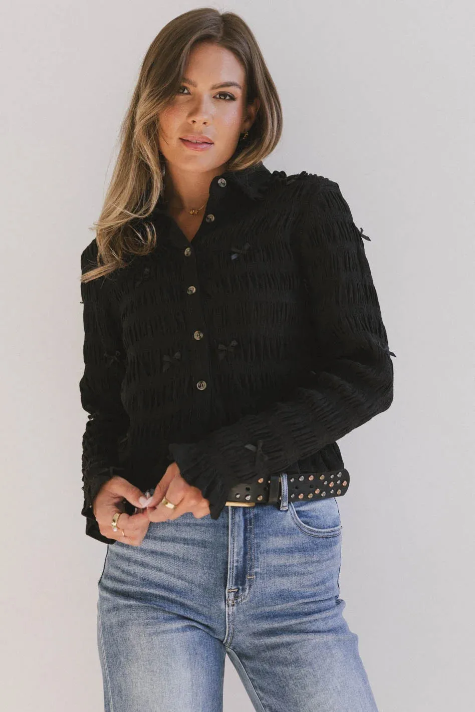 Leonora Blouse in Black - FINAL SALE sold by bohme product image thumbnail 3