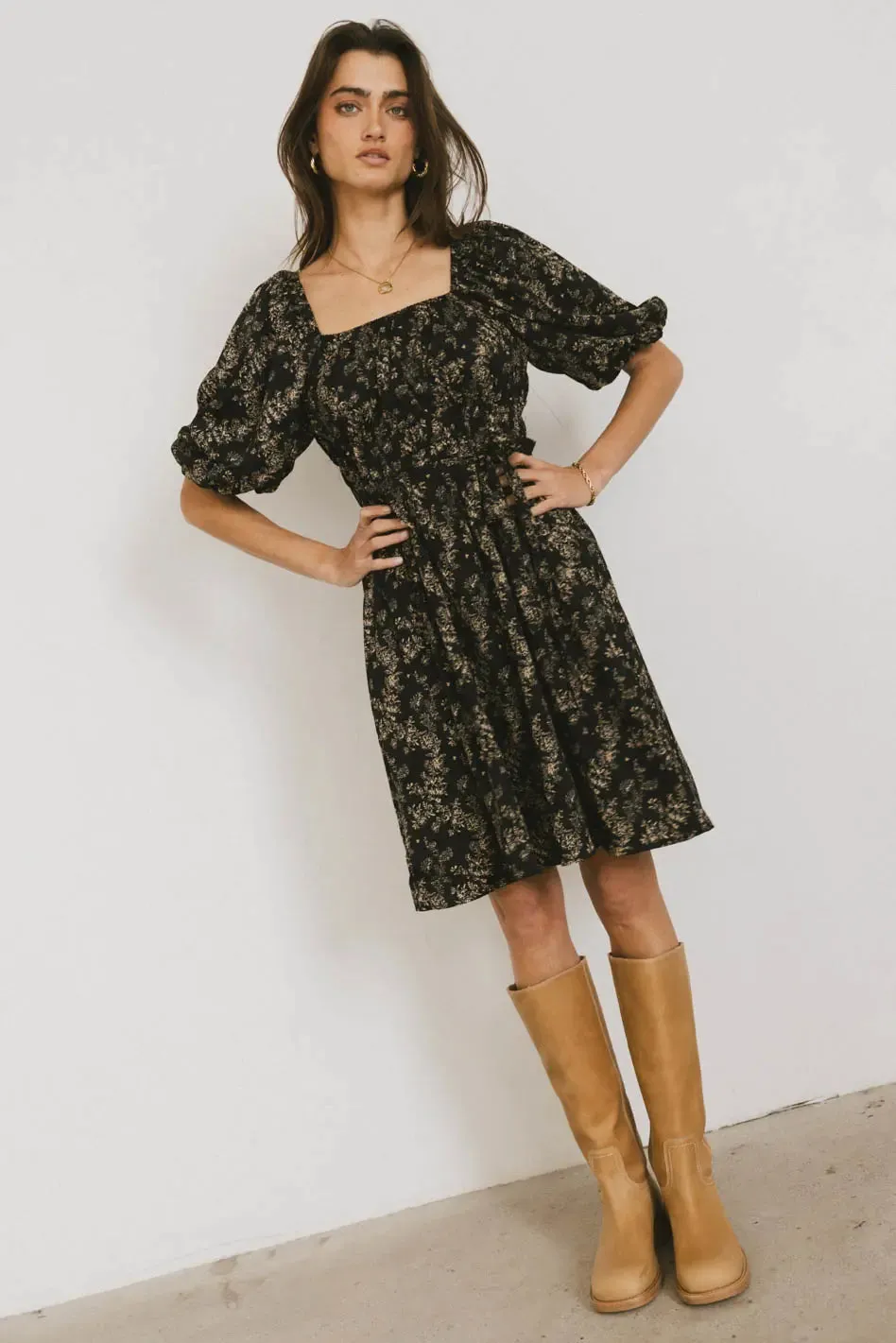 Bellamy Mini Dress in Black - FINAL SALE sold by bohme product image thumbnail 4