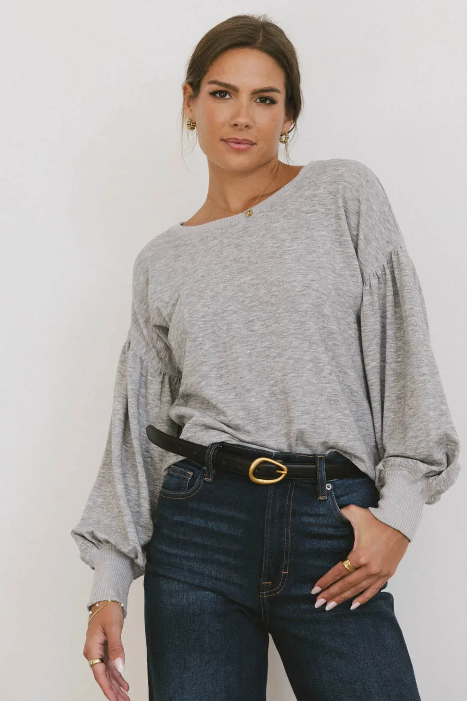 Delia Brushed Gold Belt sold by bohme product image thumbnail 2