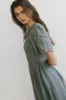 Alora Embroidered Dress in Teal - FINAL SALE sold by bohme