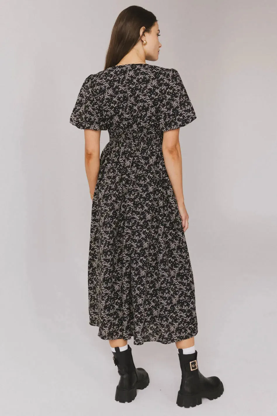 Elladine Floral Midi Dress - FINAL SALE sold by bohme product image thumbnail 3