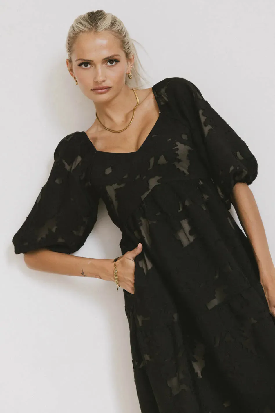 Bethany Maxi Dress in Black - FINAL SALE sold by bohme product image thumbnail 2