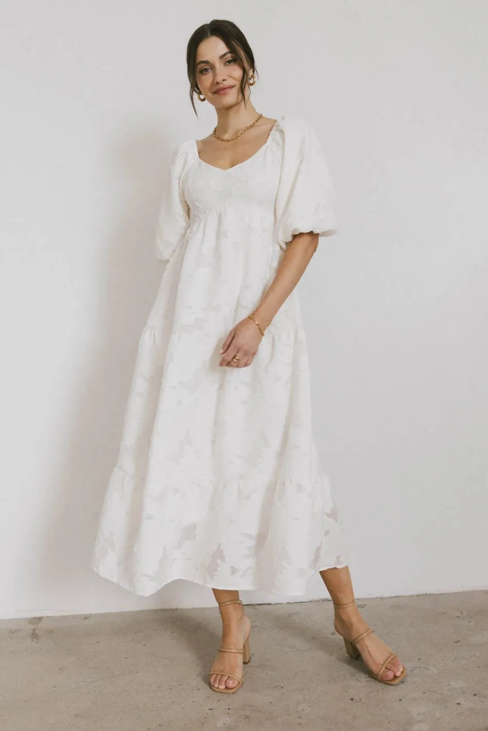 Bethany Maxi Dress in Ivory - FINAL SALE sold by bohme