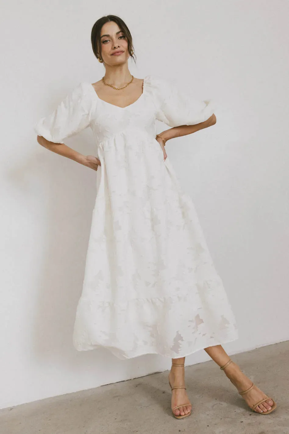 Bethany Maxi Dress in Ivory - FINAL SALE sold by bohme product image thumbnail 2