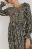 Justice Abstract Maxi Dress in Black sold by bohme