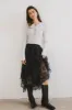 Elsie Lace Midi Skirt in Navy - FINAL SALE sold by bohme
