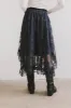 Elsie Lace Midi Skirt in Navy - FINAL SALE sold by bohme