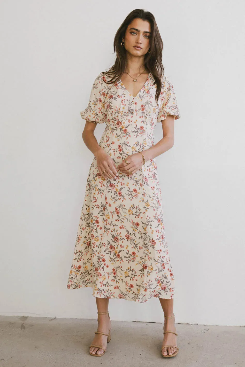 Ainsley Floral Midi Dress - FINAL SALE sold by bohme product image thumbnail 5