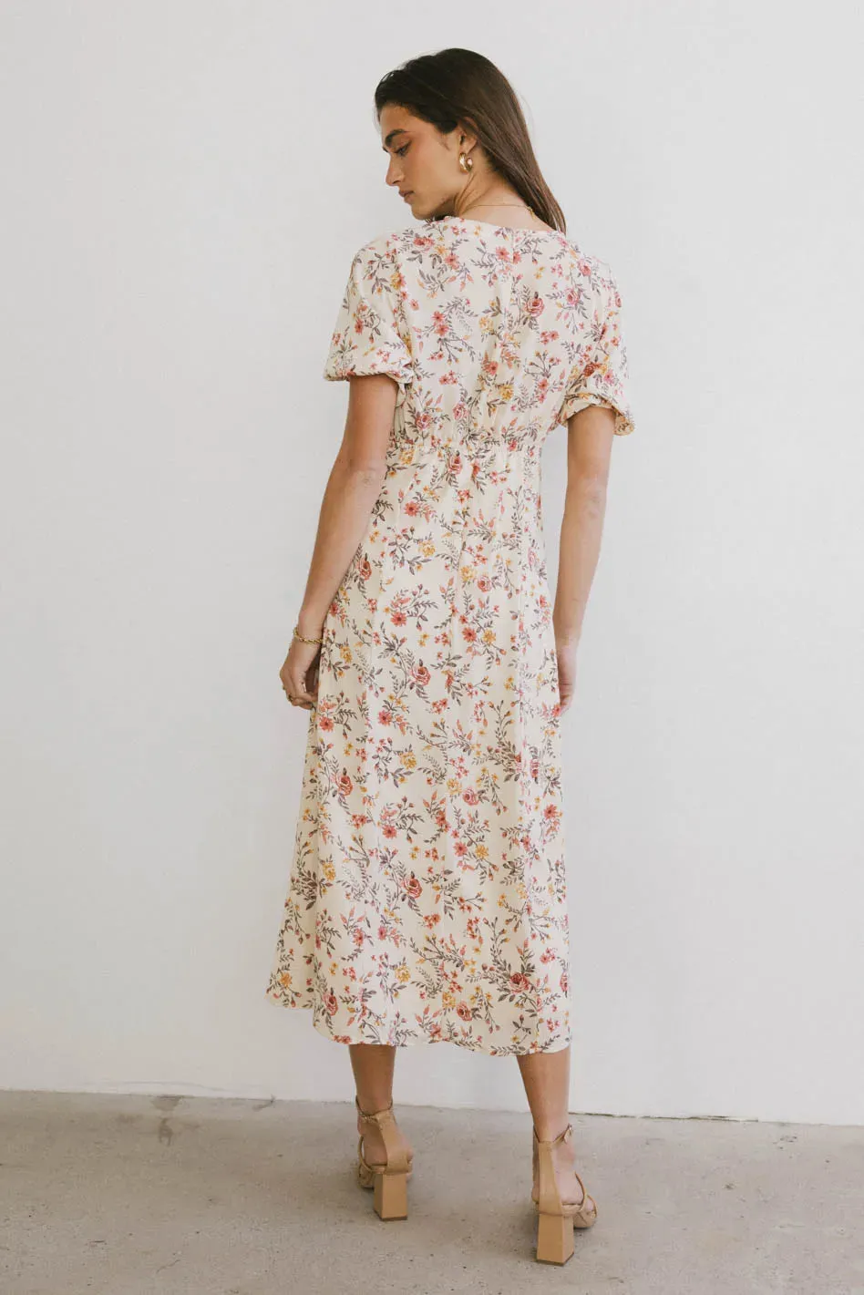 Ainsley Floral Midi Dress - FINAL SALE sold by bohme product image thumbnail 4