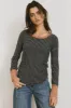 Alexandra Striped Top in Slate - FINAL SALE sold by bohme