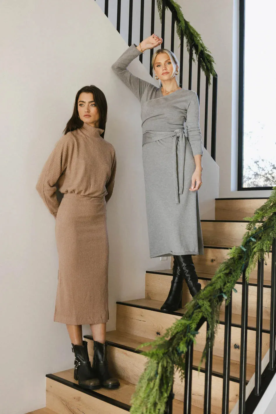 Adelle Wrap Maxi Dress - FINAL SALE sold by bohme product image thumbnail 2