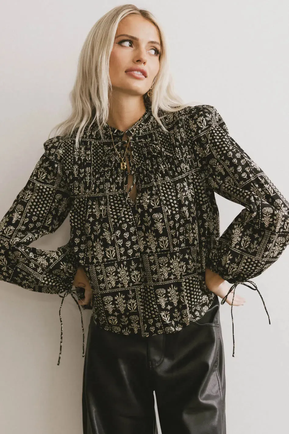 Isolde Printed Blouse - FINAL SALE sold by bohme product image thumbnail 5