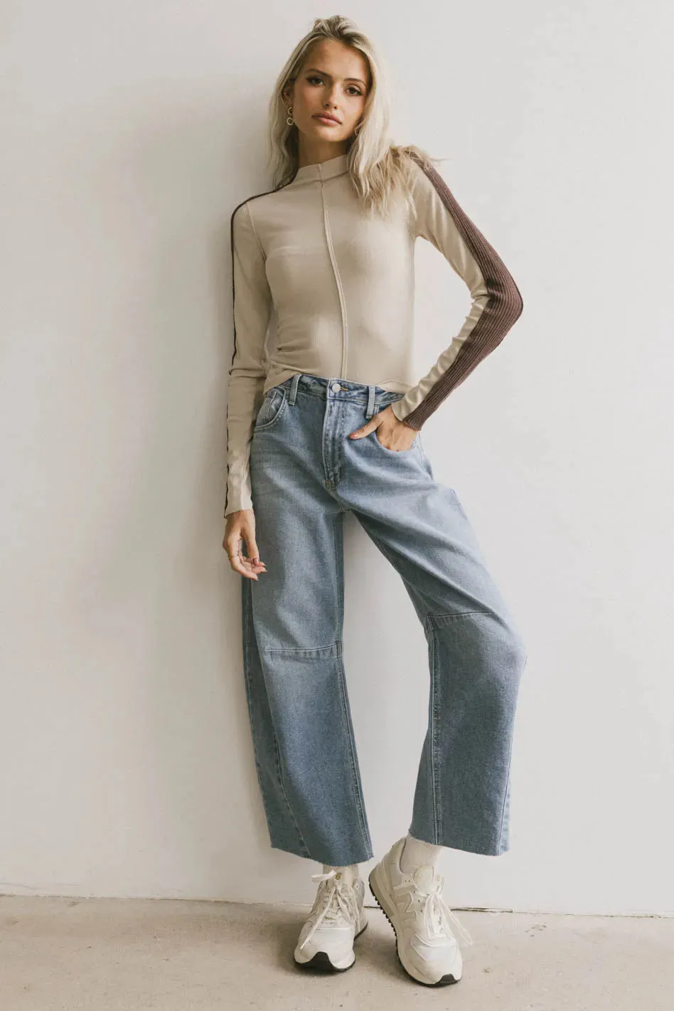 Juliette Barrel Jeans in Light Wash sold by bohme product image thumbnail 3