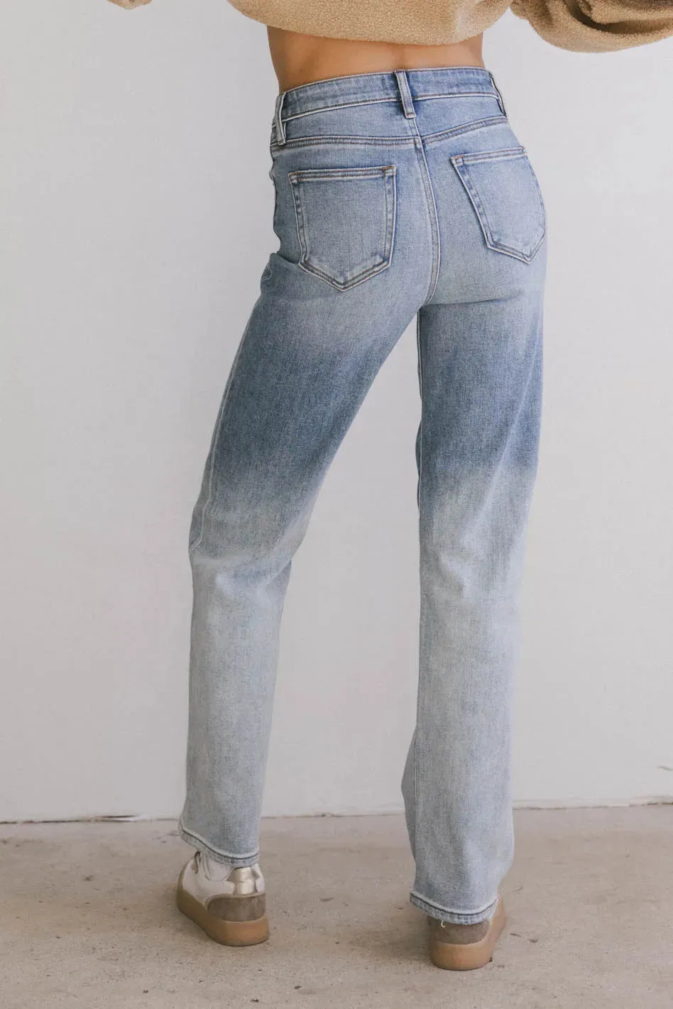 Croft Straight Leg Ombre Jeans - FINAL SALE sold by bohme product image thumbnail 2