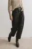 Taron Vegan Leather Barrel Jeans - FINAL SALE sold by bohme