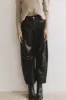 Taron Vegan Leather Barrel Jeans - FINAL SALE sold by bohme