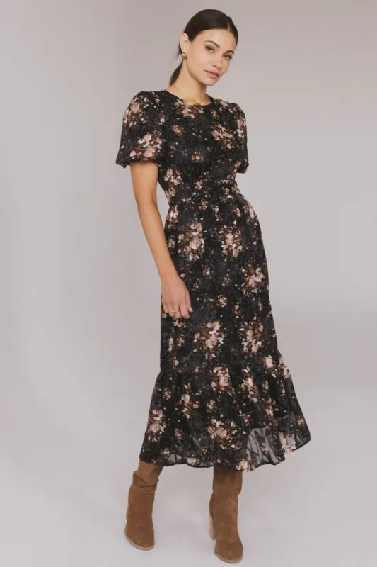 Mirren Floral Midi Dress - FINAL SALE sold by bohme