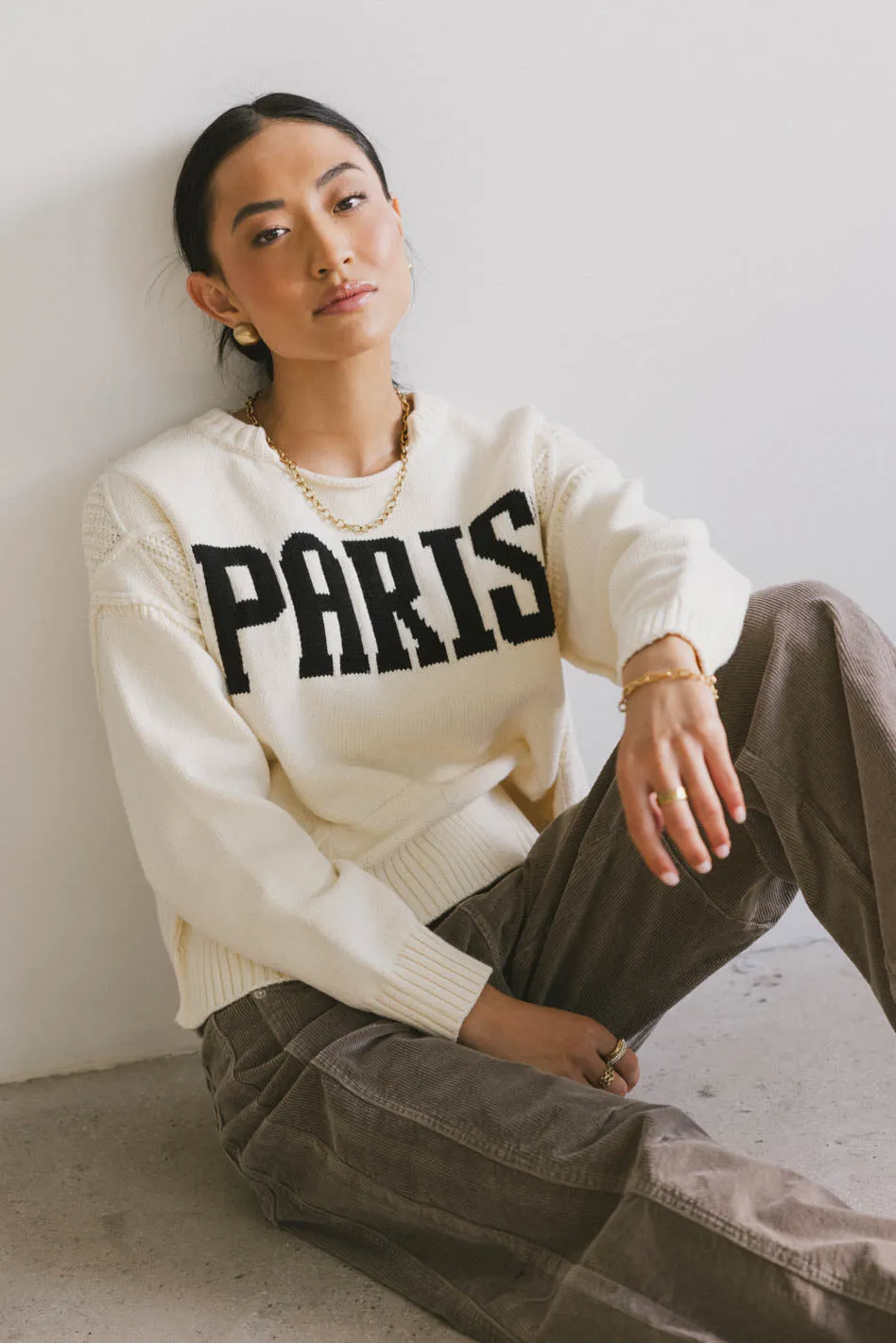 Paris Cable Knit Sweater sold by bohme product image thumbnail 5