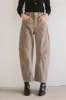 Lisette Barrel Jean in Taupe Corduroy - FINAL SALE sold by bohme