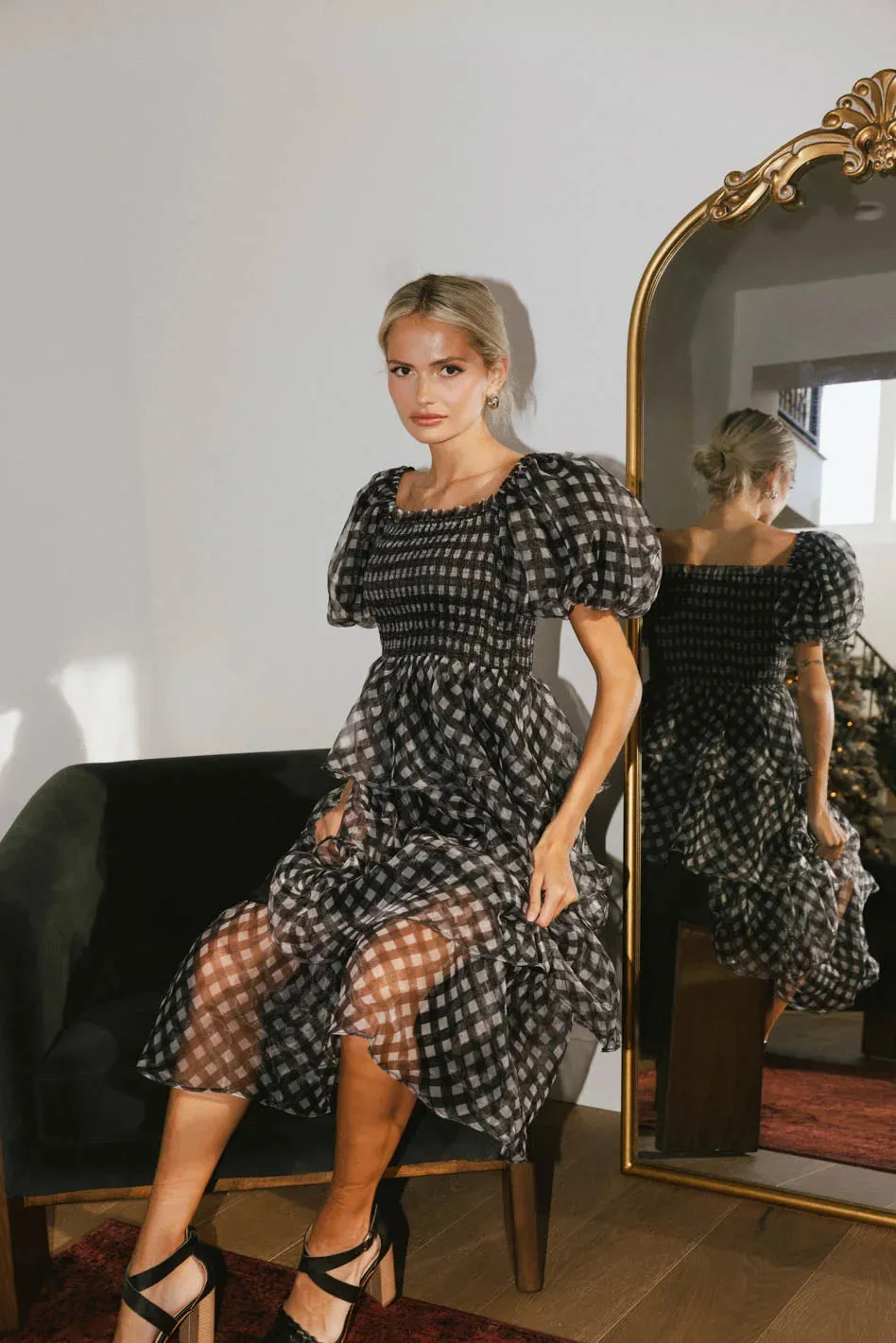 Bowie Tiered Midi Dress - FINAL SALE sold by bohme product image thumbnail 2