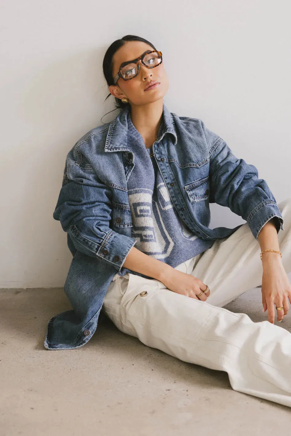 Hadid Denim Jacket - FINAL SALE sold by bohme