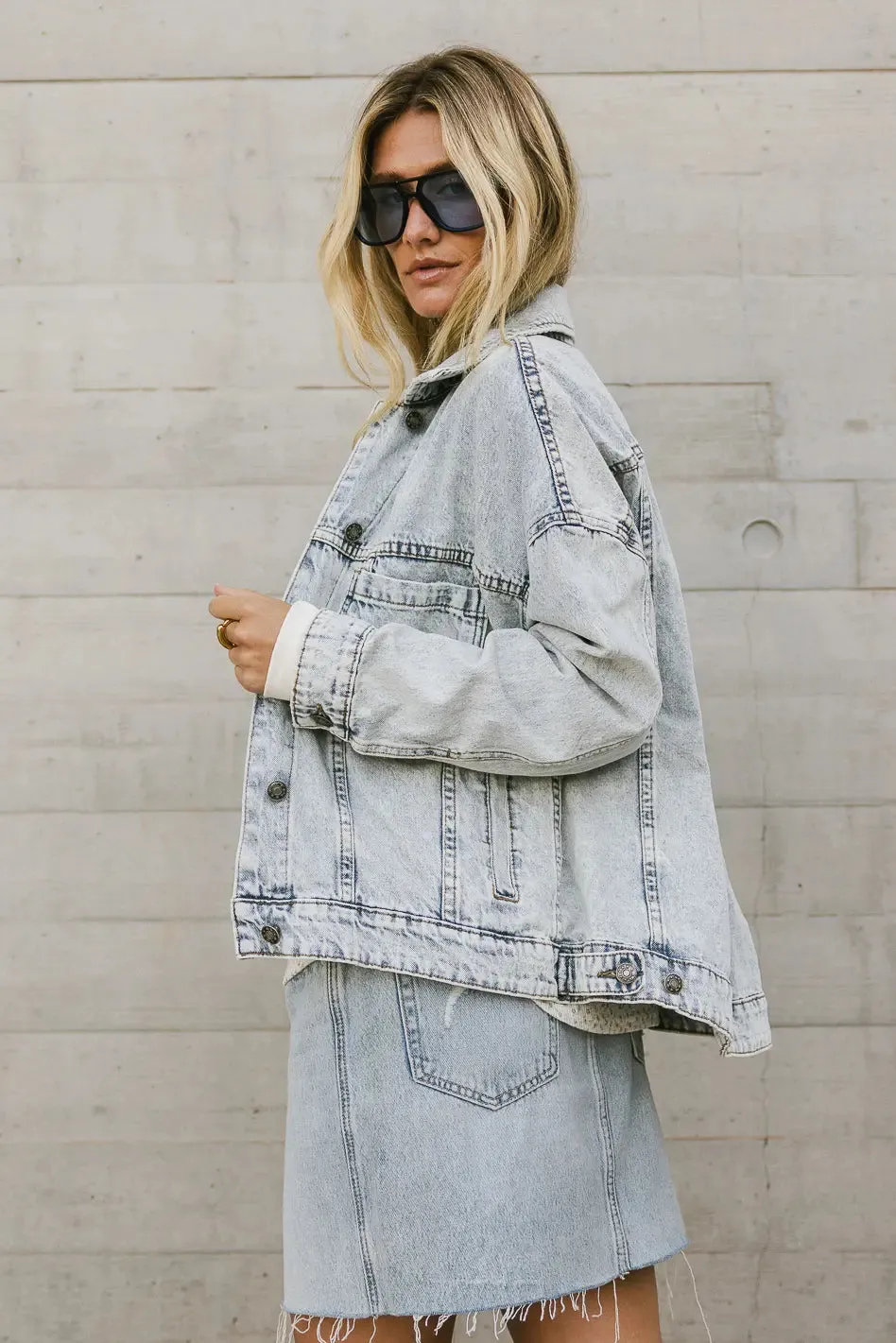 Bronwyn Jacket in Light Wash sold by bohme product image thumbnail 3