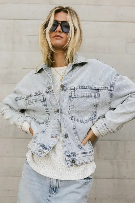 Bronwyn Jacket in Light Wash sold by bohme