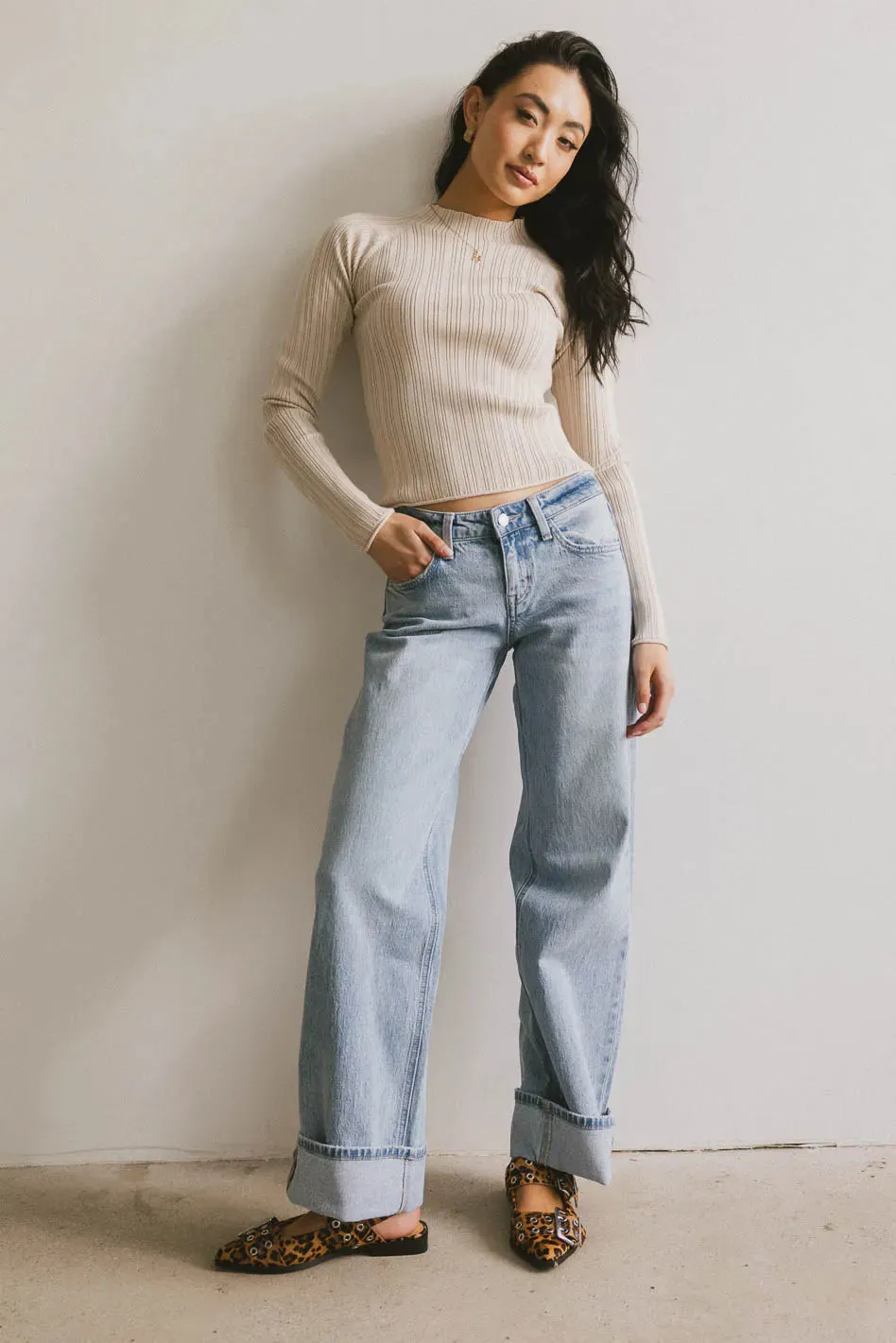 Marcia Cuffed Baggy Jeans sold by bohme product image thumbnail 4