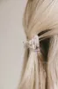 Mini Cutout Claw Clip in Grey sold by bohme