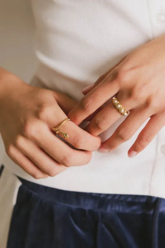 Lucie Pearl Ring sold by bohme